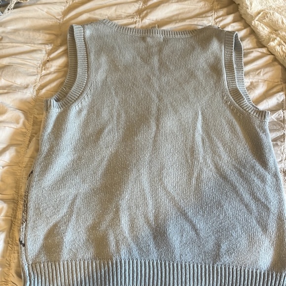 Blue checkered sweater - Picture 2 of 3